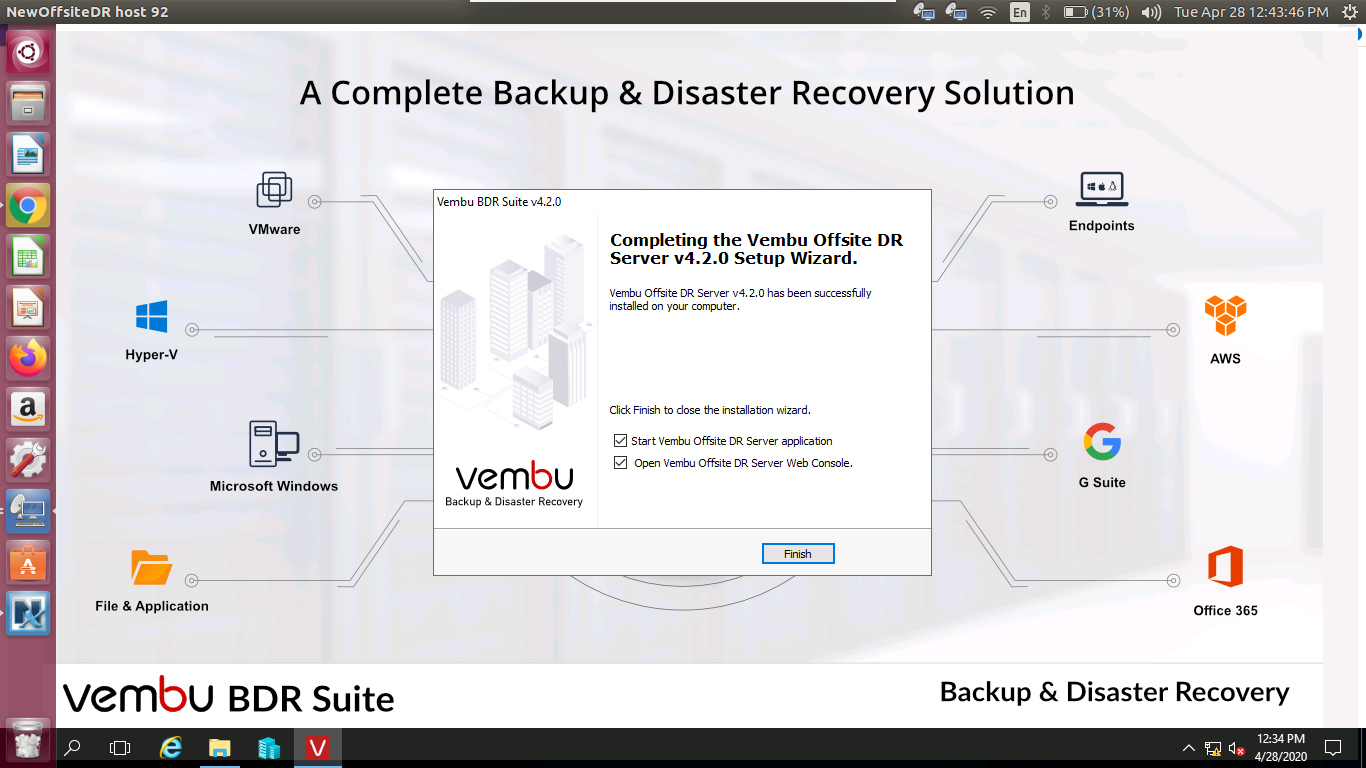 Vembu Offsite DR